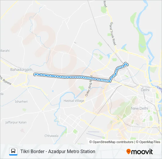 938A Bus Line Map