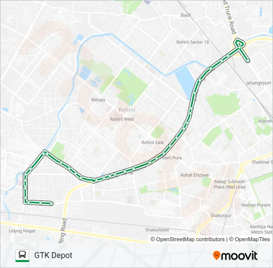 946 Bus Line Map