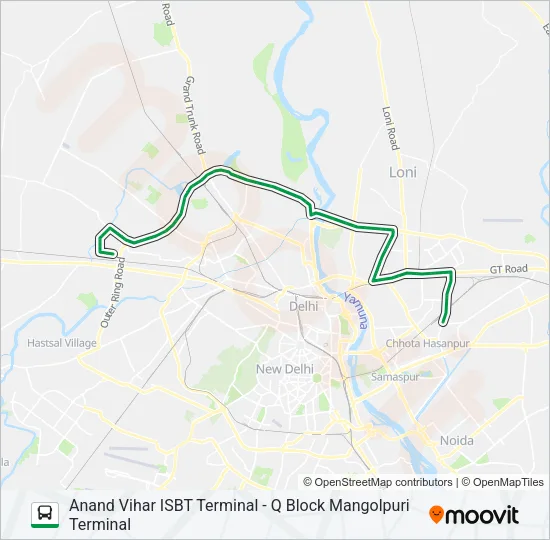 946 Bus Line Map