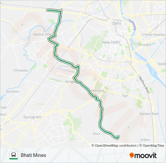 947A Bus Line Map