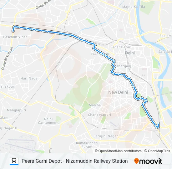 966 Bus Line Map