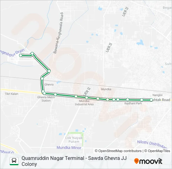 949A Bus Line Map