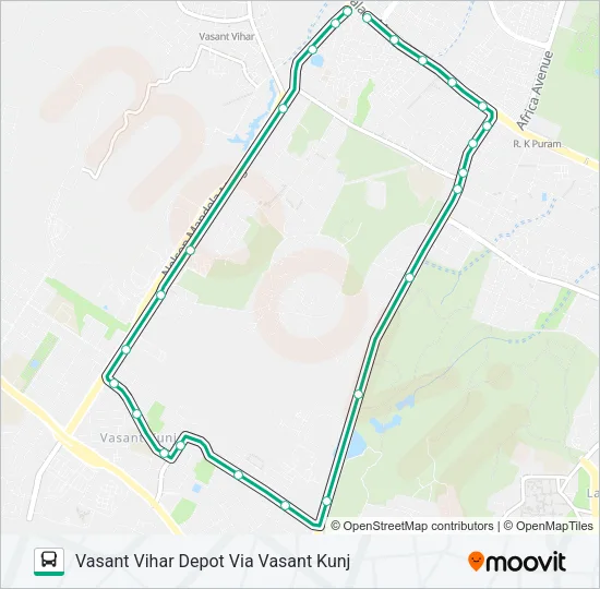 D-004 Bus Line Map
