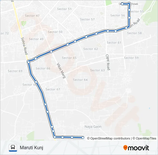 111BSTL Bus Line Map