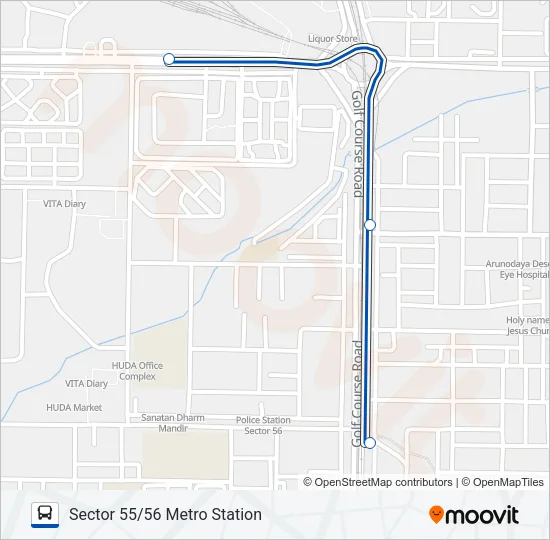 111GSTL Bus Line Map