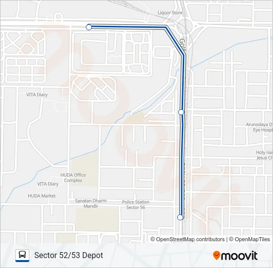 111GSTL Bus Line Map