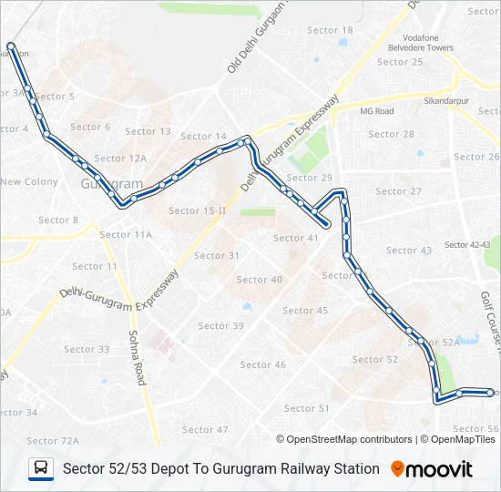 112STL1 Bus Line Map