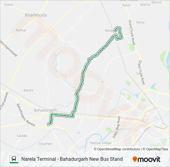 NCR Bus Line Map