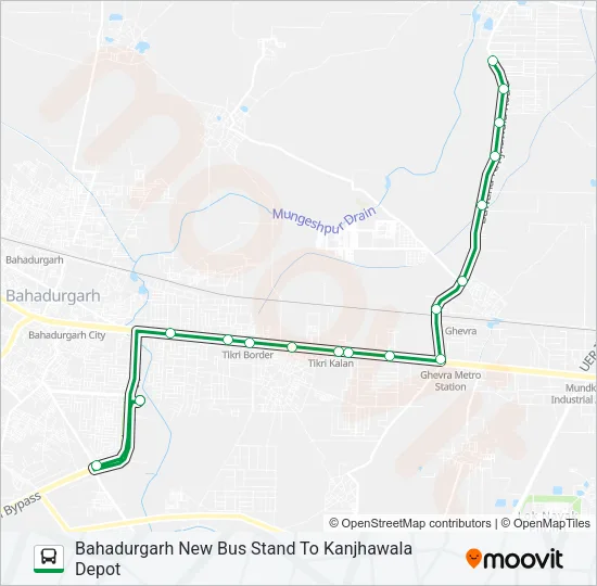 NCR Bus Line Map