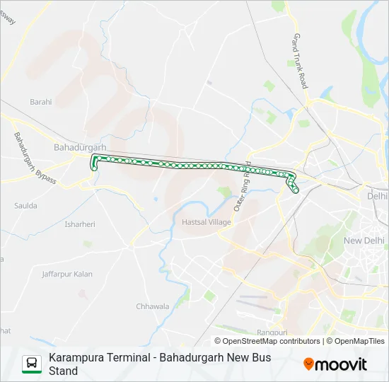 NCR Bus Line Map