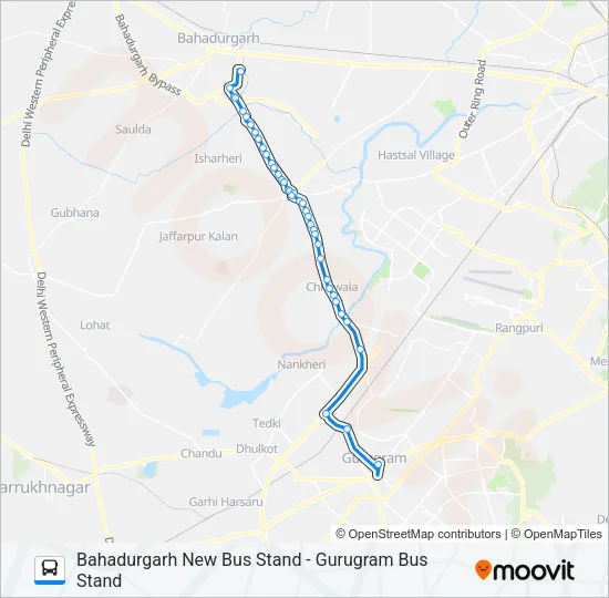 NCR Bus Line Map