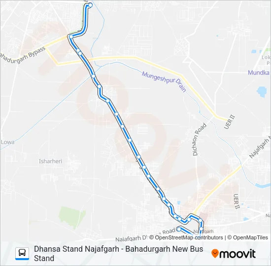 NCR Bus Line Map