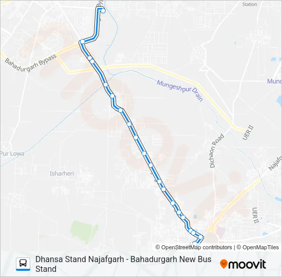 NCR Bus Line Map