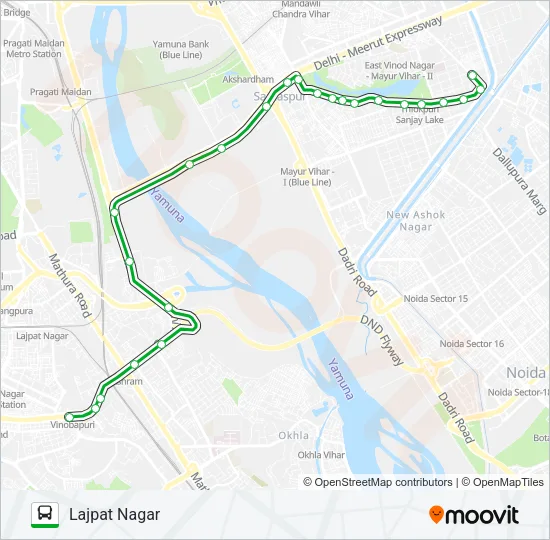 D-304 Bus Line Map