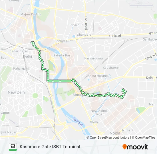 D-301 Bus Line Map