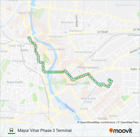 D-301 Bus Line Map