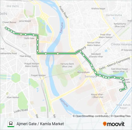 D-307 Bus Line Map