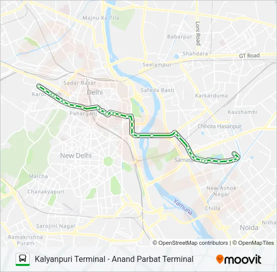 D-309 Bus Line Map