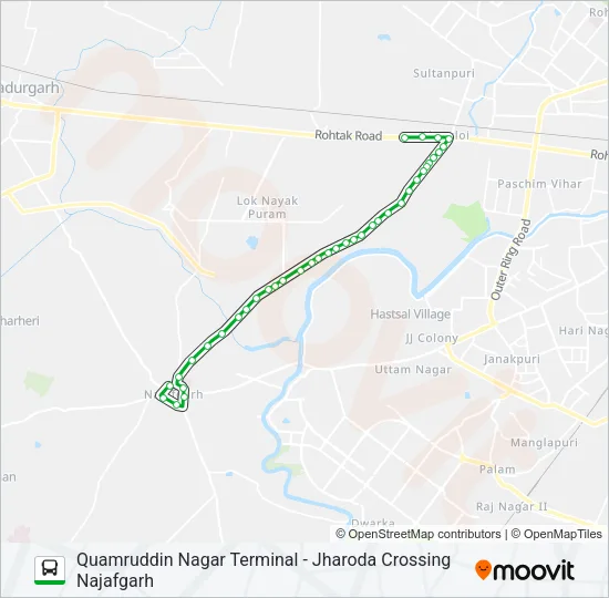 D-539 Bus Line Map