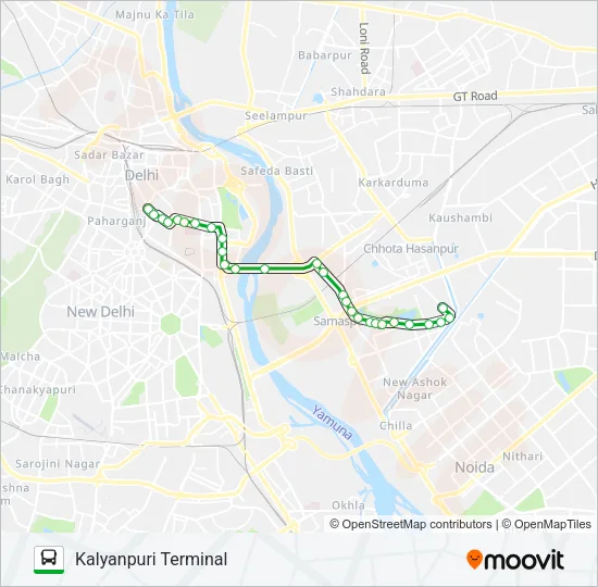D-309 Bus Line Map