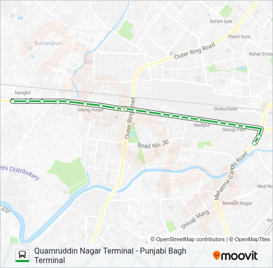 D-918 Bus Line Map