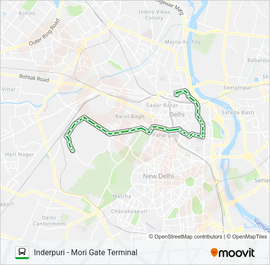 D-753A Bus Line Map