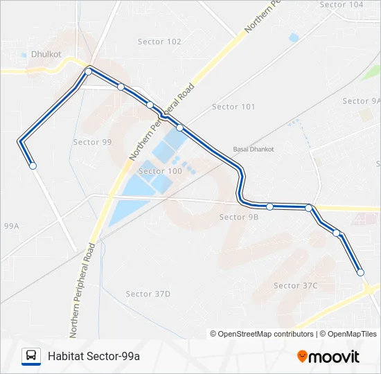 127BSTL Bus Line Map