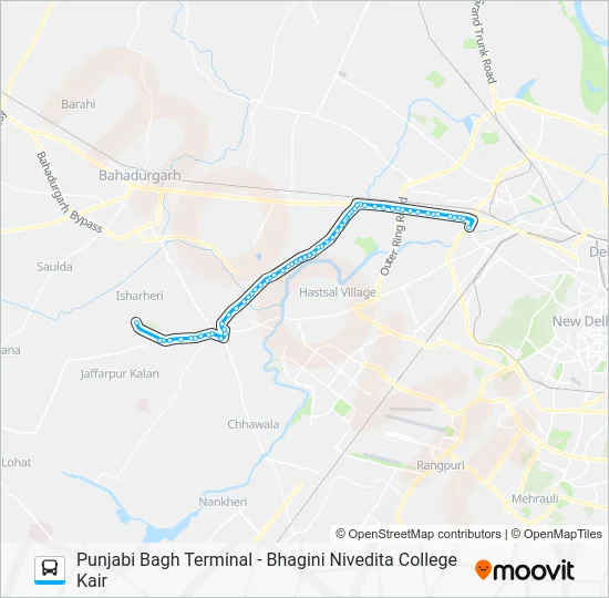 U-SPL-8 Bus Line Map