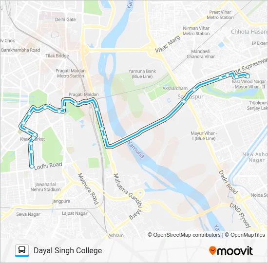 U-SPL-24 Bus Line Map