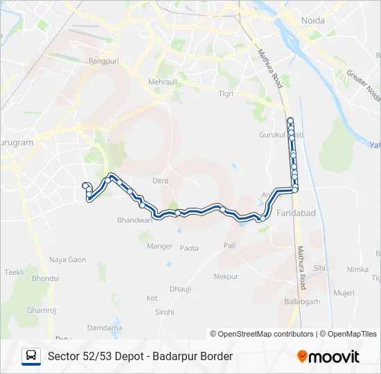 904STL1 Bus Line Map