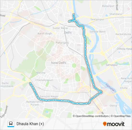 TMS (+) Bus Line Map