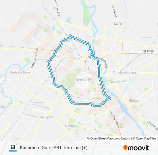 TMS (+) Bus Line Map