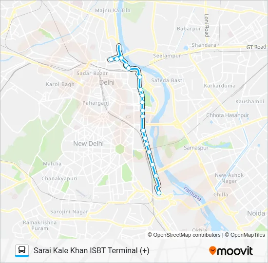 TMS (+) Bus Line Map