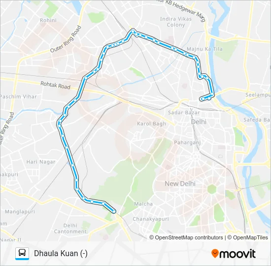 TMS (-) Bus Line Map