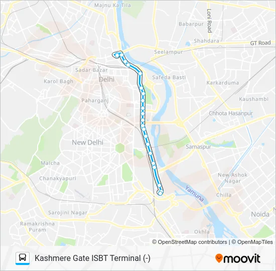 TMS (-) Bus Line Map