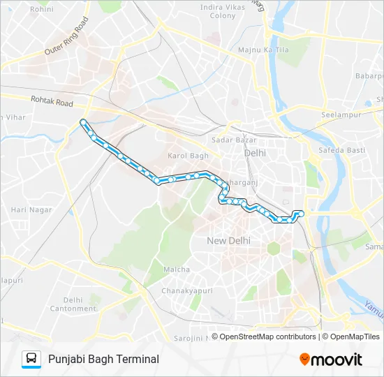 85 Bus Line Map
