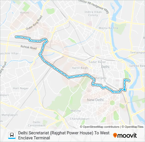 85EXT SPL Bus Line Map