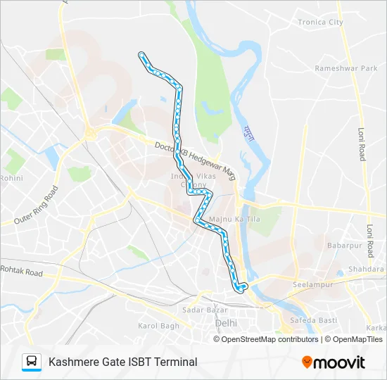 185 Bus Line Map