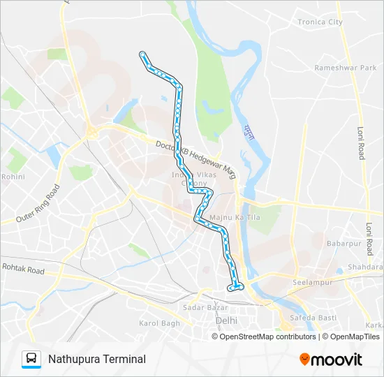 185 Bus Line Map