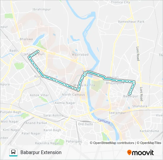 237 Route: Schedules, Stops & Maps - Babarpur Extension (Updated)