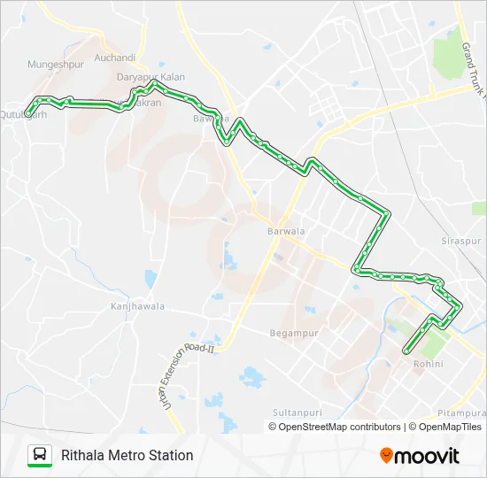 Nearest Rithala Border D3304 Route: Schedules, Stops & Maps - Rithala Metro Station (Updated)