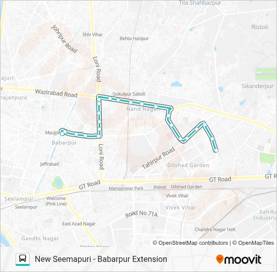 239 Route: Schedules, Stops & Maps - New Seemapuri (Updated)