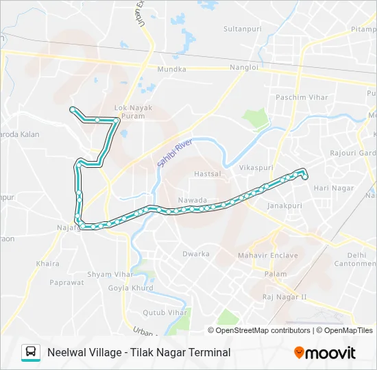 809 Route: Schedules, Stops & Maps - Tilak Nagar Terminal (Updated)