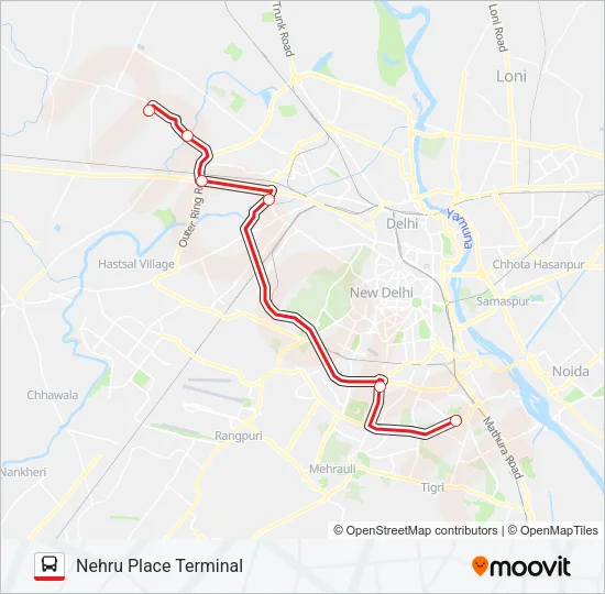 DS-5 Bus Line Map