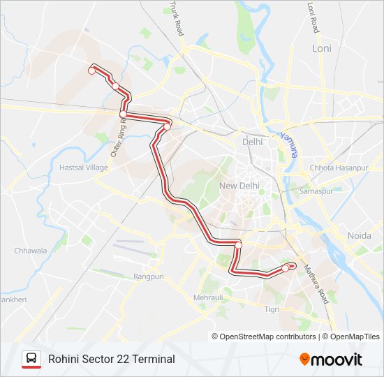 DS-5 Bus Line Map