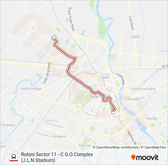 DS-33 Bus Line Map