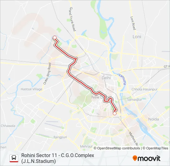 DS-33 Bus Line Map