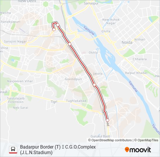 DS-11 bus Line Map