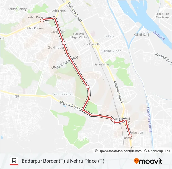 DS-9 Bus Line Map