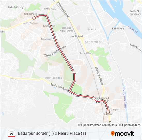 DS-9 Bus Line Map